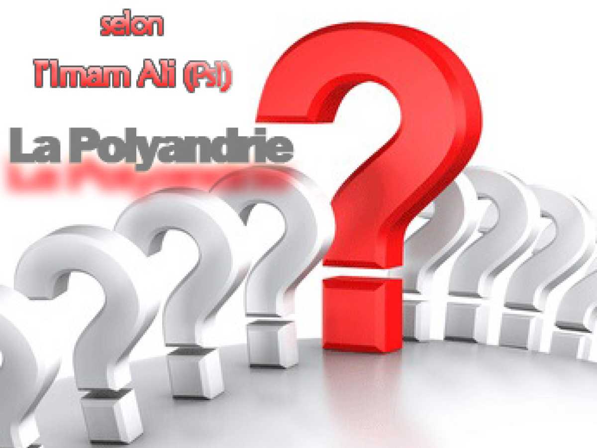 La polyandrie selon l’Imam Ali