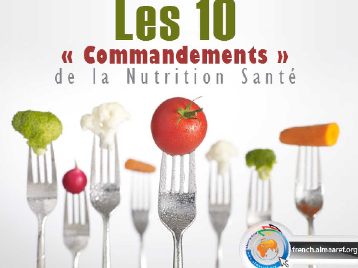 Les 10 « Commandements » de la Nutrition Santé